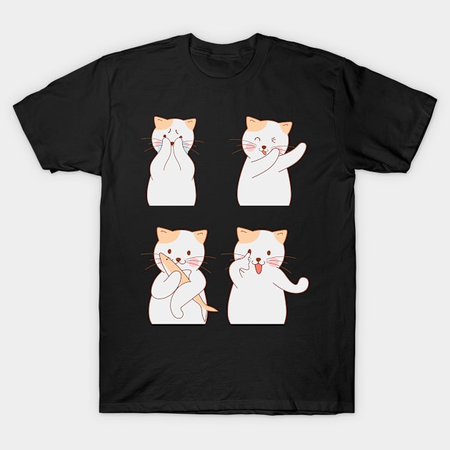 Little cats, Funny cats, Cute Cats, Little Kitten T-Shirt by GrandThreats